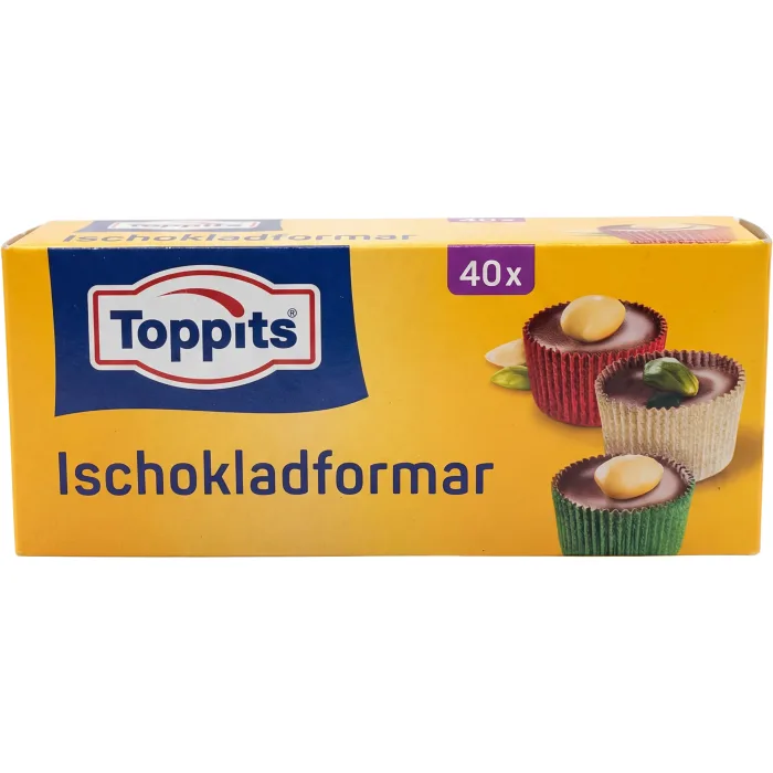 Ischokladformar 40st Toppits