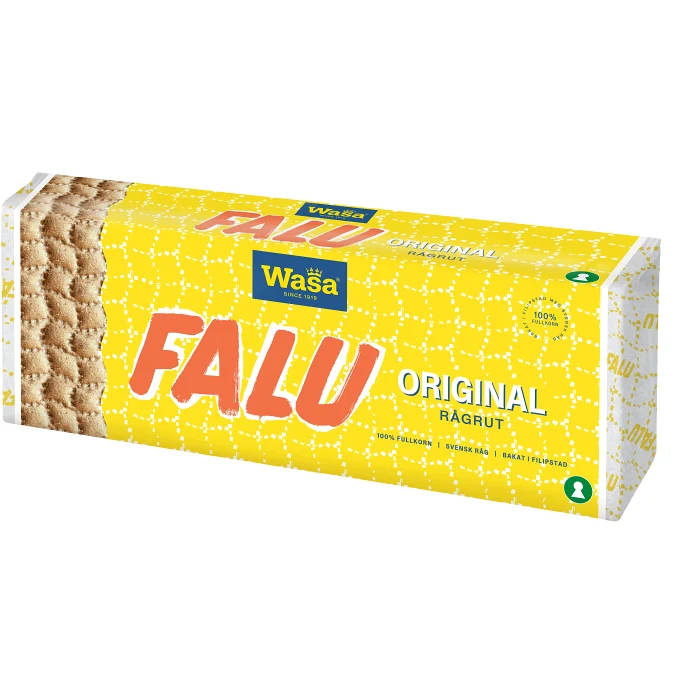 Knäckebröd Falu Råg-Rut 470g Wasa