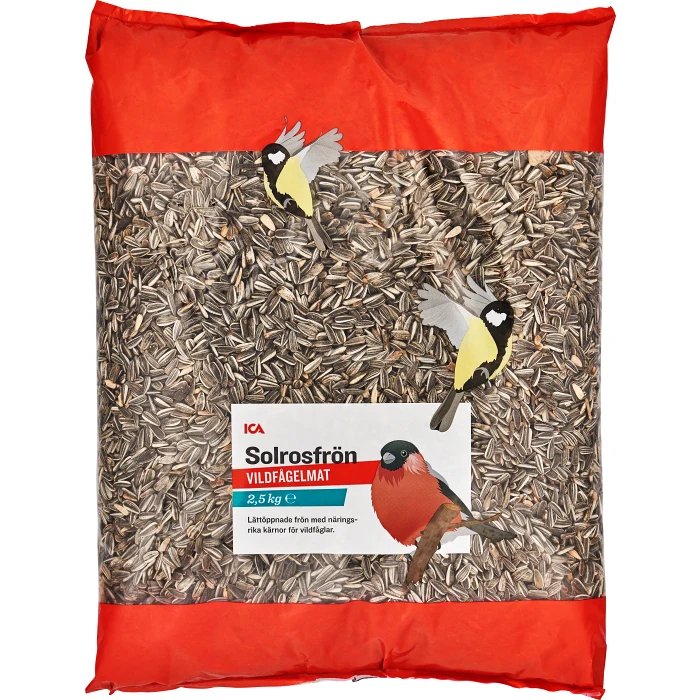 Vildfågelmat Solrosfrön 2,5kg ICA