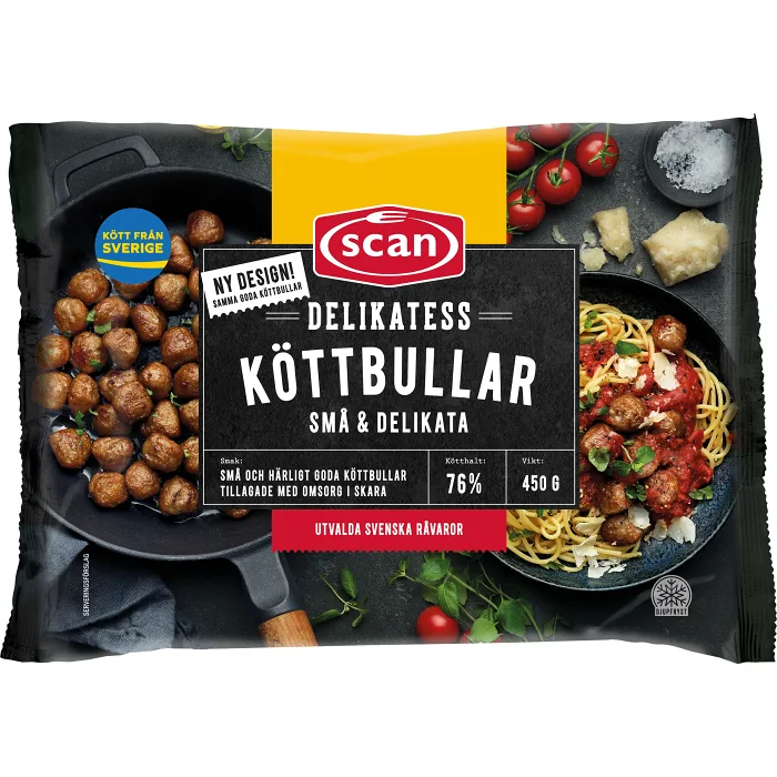 Köttbullar Delikatess 450g Scan