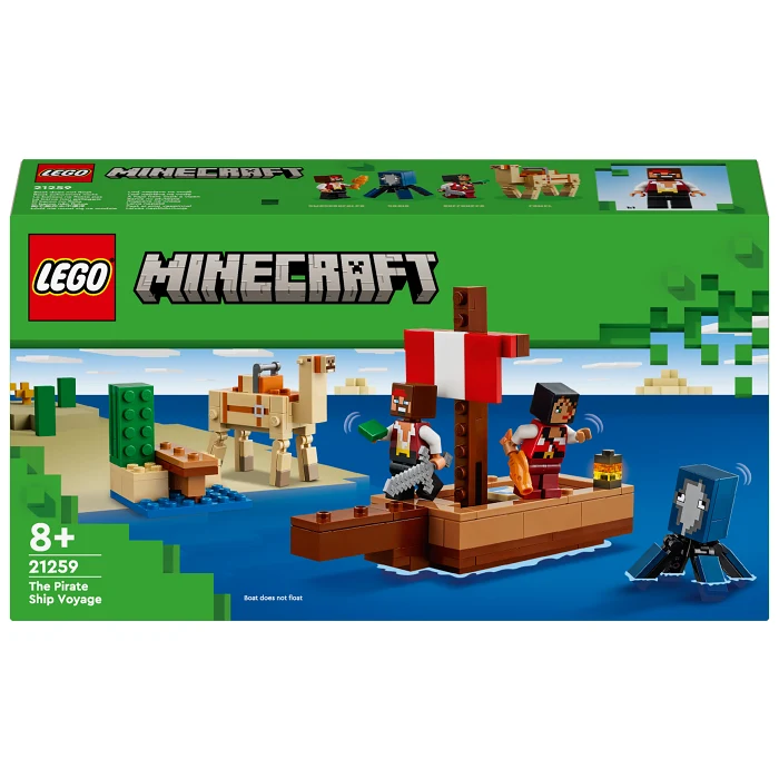 LEGO Minecraft Piratskeppsresan 21259