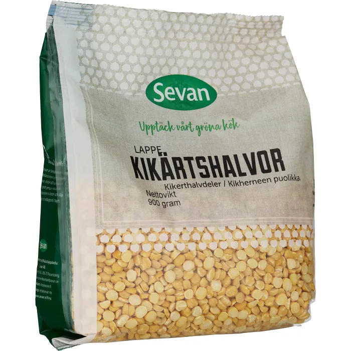 Chana dal Lappe Kikärtshalvor 900g Sevan