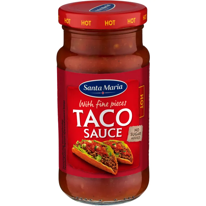 Taco sauce Hot 230g Santa Maria