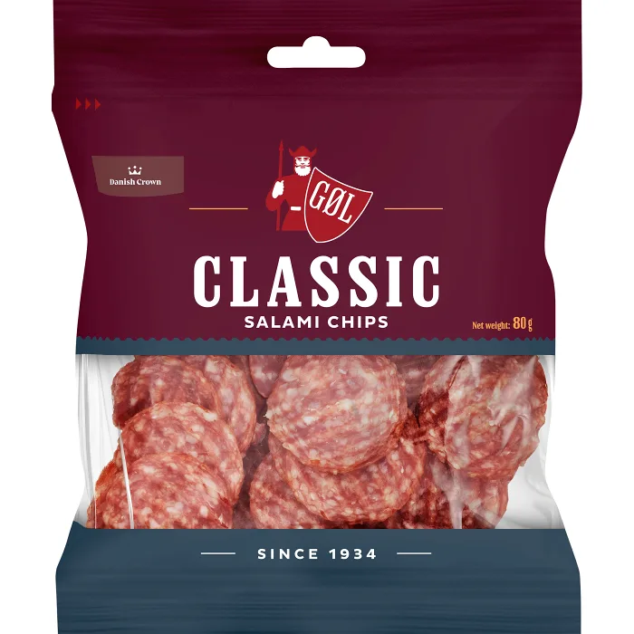Salami Chips Classic 80g Göl