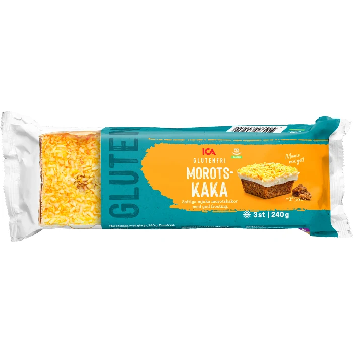 Morotskaka Glutenfri 3-p 240g ICA