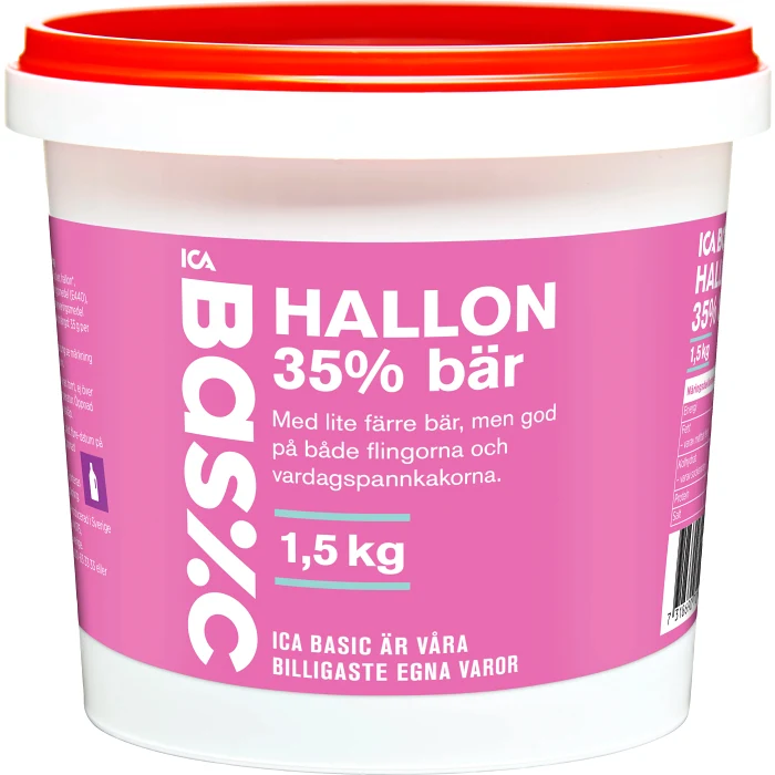 Hallon 35% bär 1.5kg ICA Basic