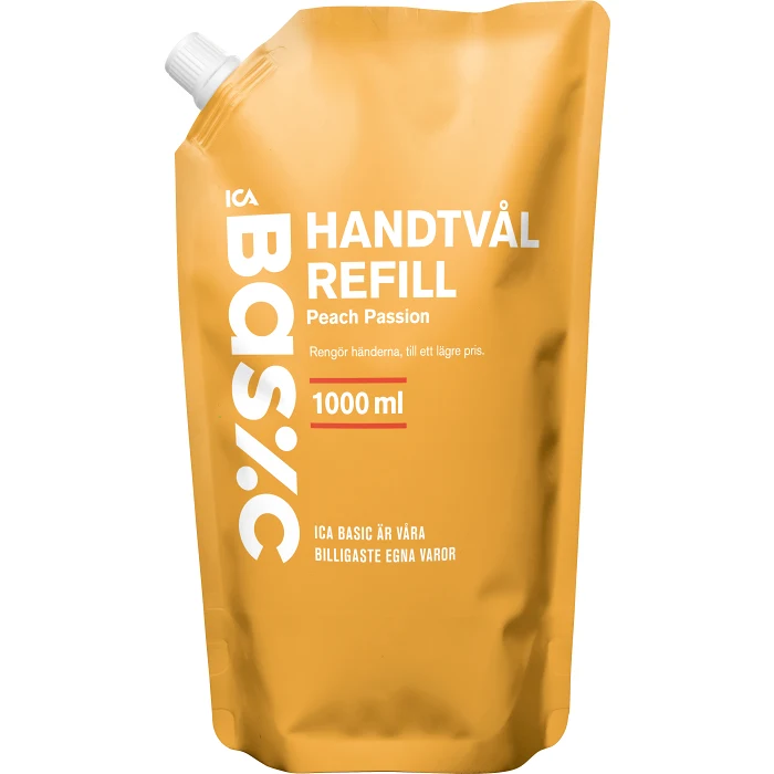 Handtvål Peach Passion ref 1000ml ICA Basic