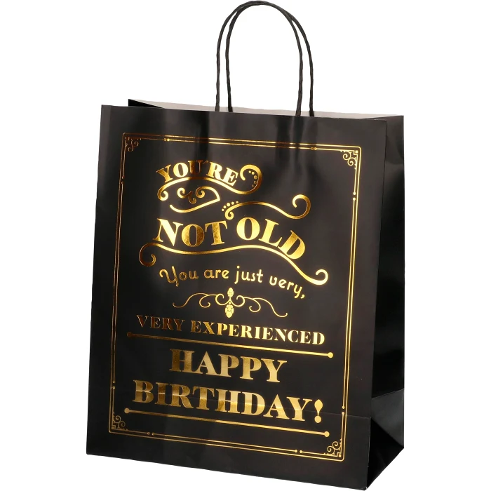 Presentpåse You're not old 26x31cm ICA