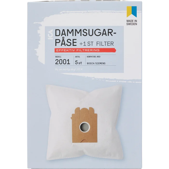 Dammsugpåse 2001 5 ICA