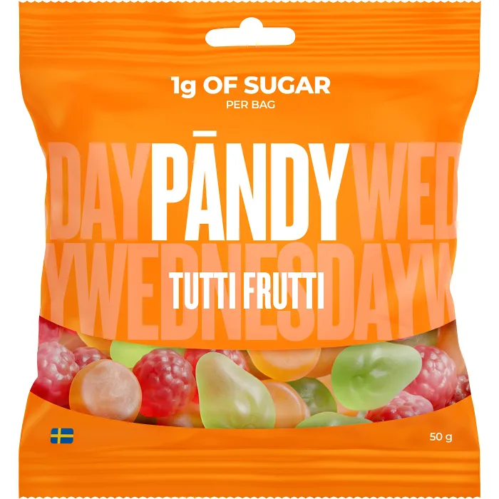 Godispåse Candy Tutti Frutti 50g Pändy