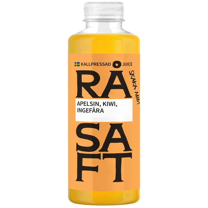 Juice Apelsin Kiwi Ingefära 700ml Råsaft