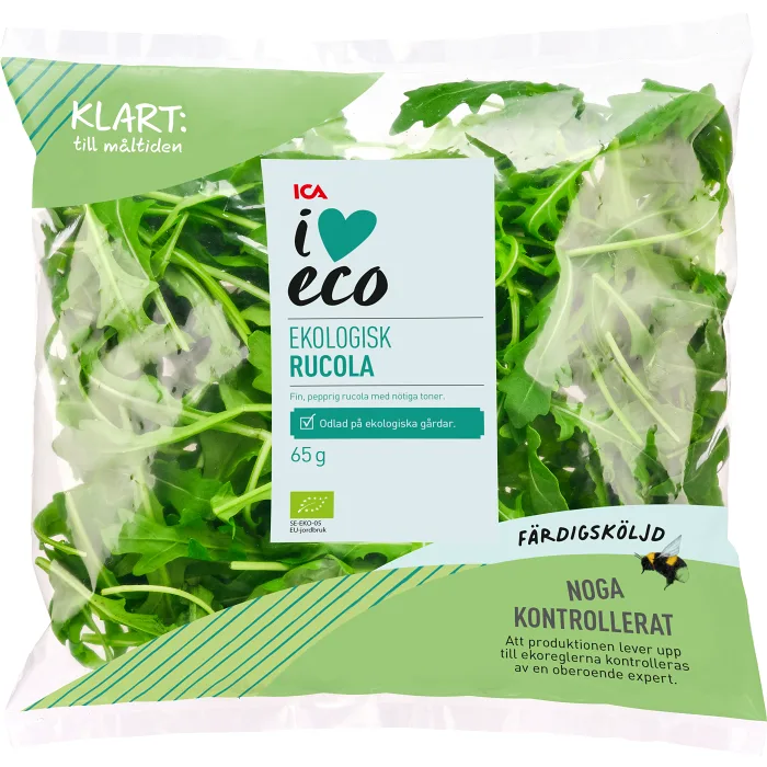 Rucola Sköljd Ekologisk 65g ICA I love eco