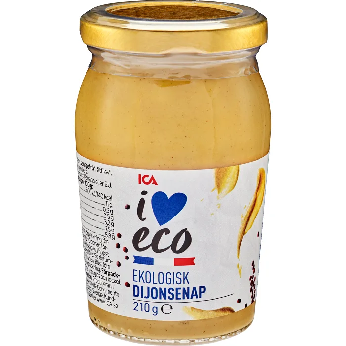 Dijonsenap Ekologisk 210g ICA I love eco