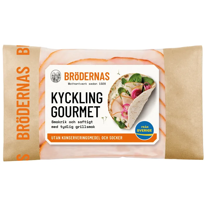 Kyckling Gourmet Grillad 100g Brödernas