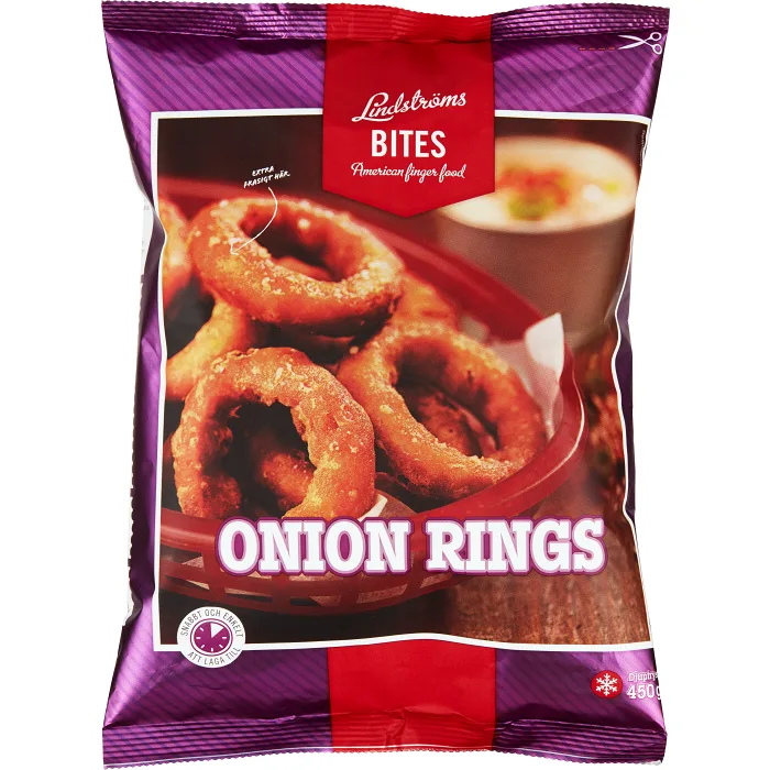 Lökringar Fryst 450g Lindströms Bites