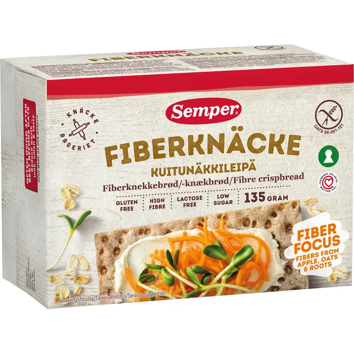 Fiberknäcke 135g Semper
