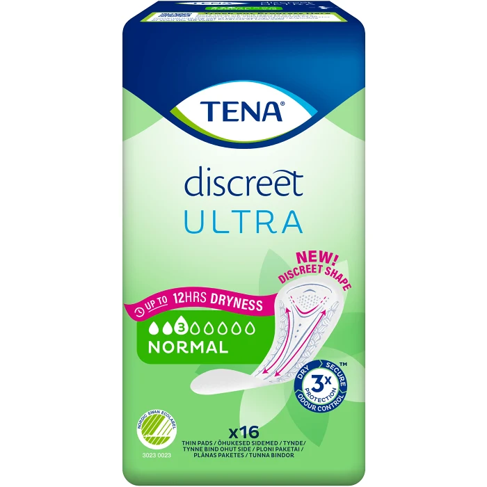 Inkontinensskydd Discreet Ultra Normal 16-p Tena