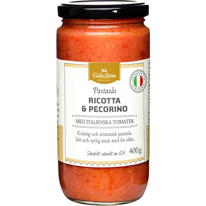 Pastasås Ricotta Pecorino 400g ICA Selection