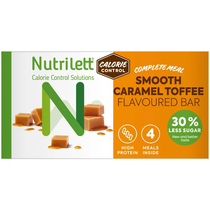 Viktkontroll Bar Smooth Caramel 4-p Nutrilett