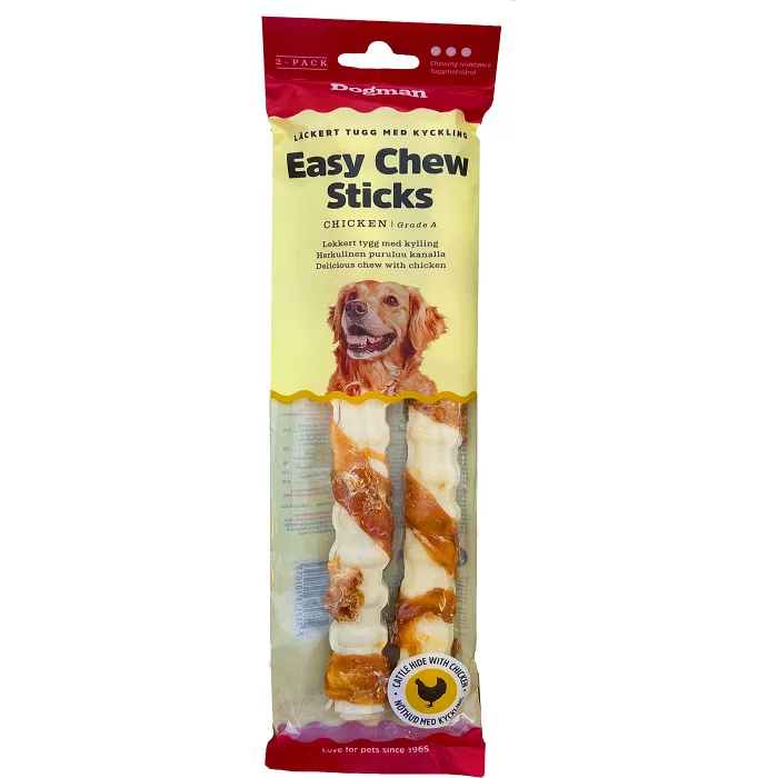 Kyckling Hundsticks 2-p 145g Dogman