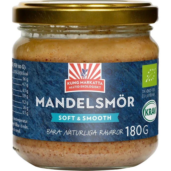 Mandelsmör 180g KRAV Kung Markatta