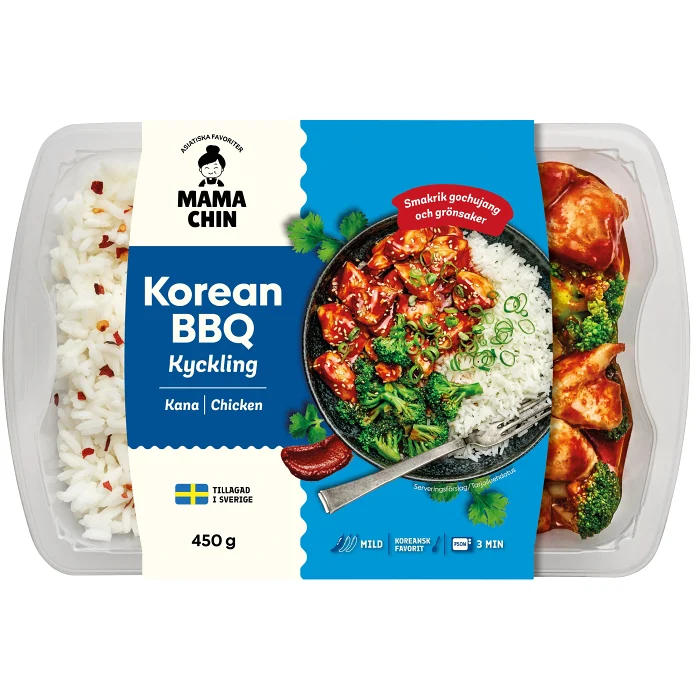 Färdigmat Korean BBQ Kyckling 450g Mama Chin