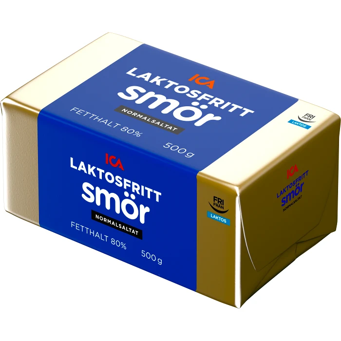 Smör 80% Normalsaltat Laktosfri 500g ICA