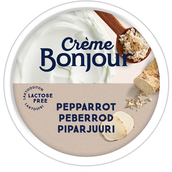 Färskost Pepparrot laktosfri 100g Creme Bonjour