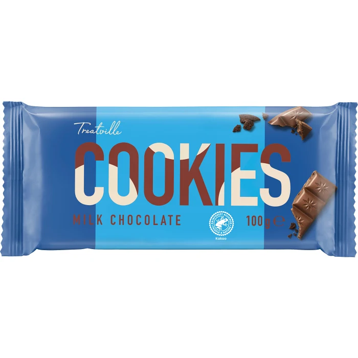 Milk Chocolate Cookies 100g Treatville