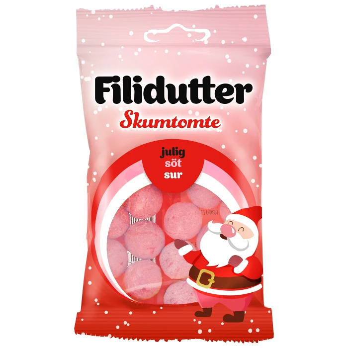 Filidutter Skumtome Jul sötsur 65g Konfekta