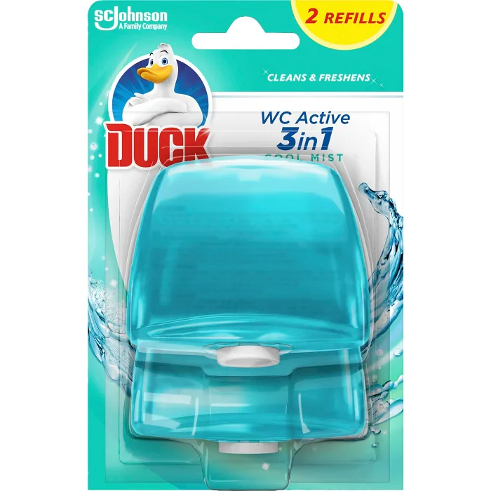 Toalettrengöring WC Cool Mist Refill 2-p 55ml Duck