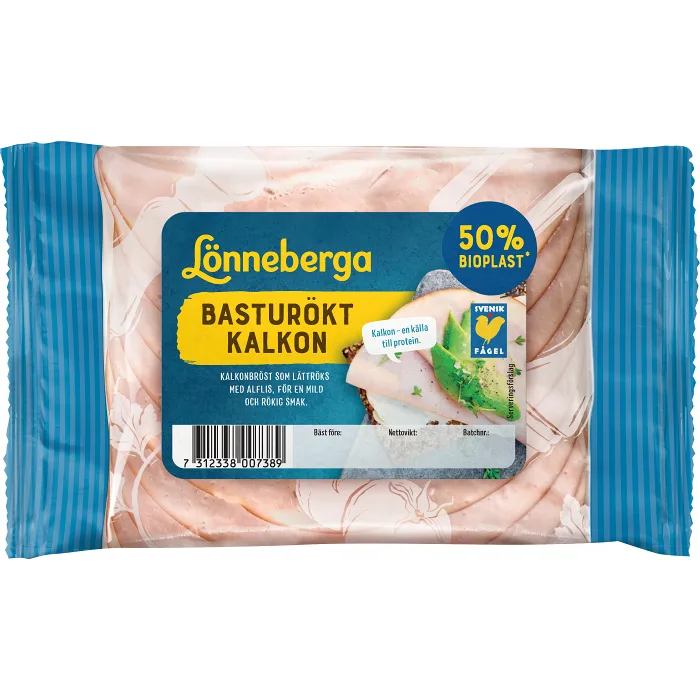 Kalkon Basturökt 90g Lönneberga