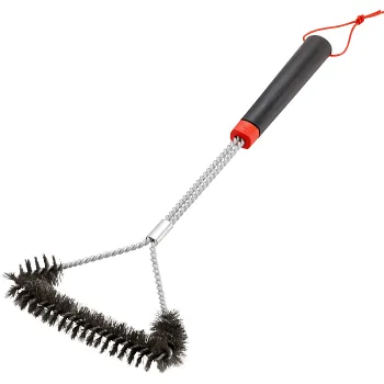 Grillborste Tresidig 46cm.