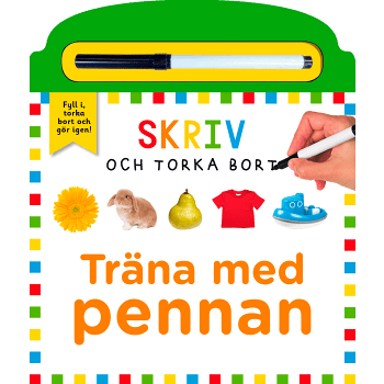 Skriv och torka bort -Träna med pennan.