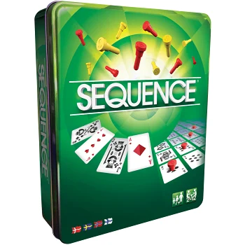 Spel Sequence plåtask.
