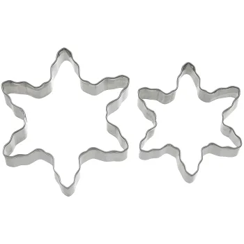 Pepparkaksform Snöstjärna 2 set ICA.