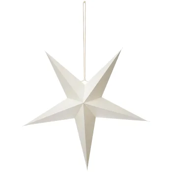 Stjärna 5 armad vit 45 cm ICA.