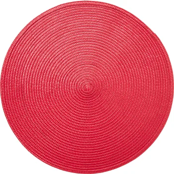 Tablett Ines röd D:38cm ICA.