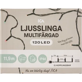 Ljusslinga Multi Glimmer 120LED ICA.