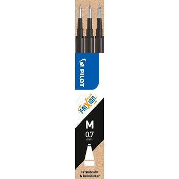 Frixion Refill Svart 3-p Pilot.
