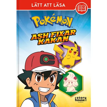 Lätt att läsa - Pokemon Ash fixar kakan.
