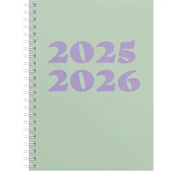 Kalender 25/26 Klara Grön A5, inlaga study..