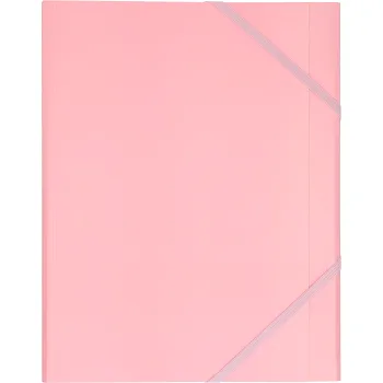 Gummibandsmapp Rosa.