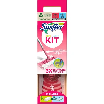 Golvmopp Startkit Rosa Bandet.