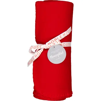 Fleecepläd Sanna röd 125x150cm.
