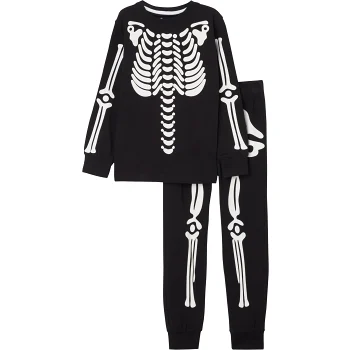 Pyjamasset Halloween 122/128 ICA I love eco.