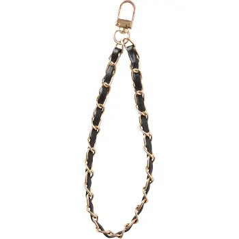 Mobilsmycke Svart/guld.