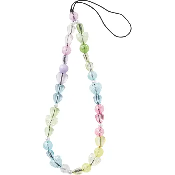 Mobilsmycke multifärg pärlor.