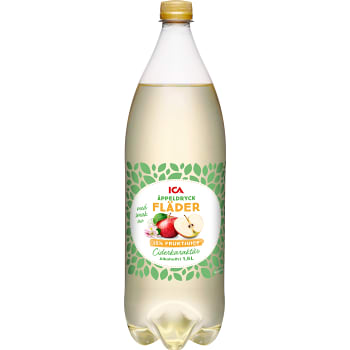 Äppeldryck med ciderkaraktär Flädersmak 1,5l ICA