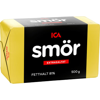 Smör Extrasaltat 81% 500g ICA